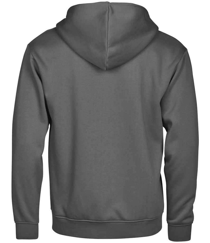 Tee Jays Unlabeled Hooded Full Zip Sweatshirt | Powder Grey - Lancashire Teamwear