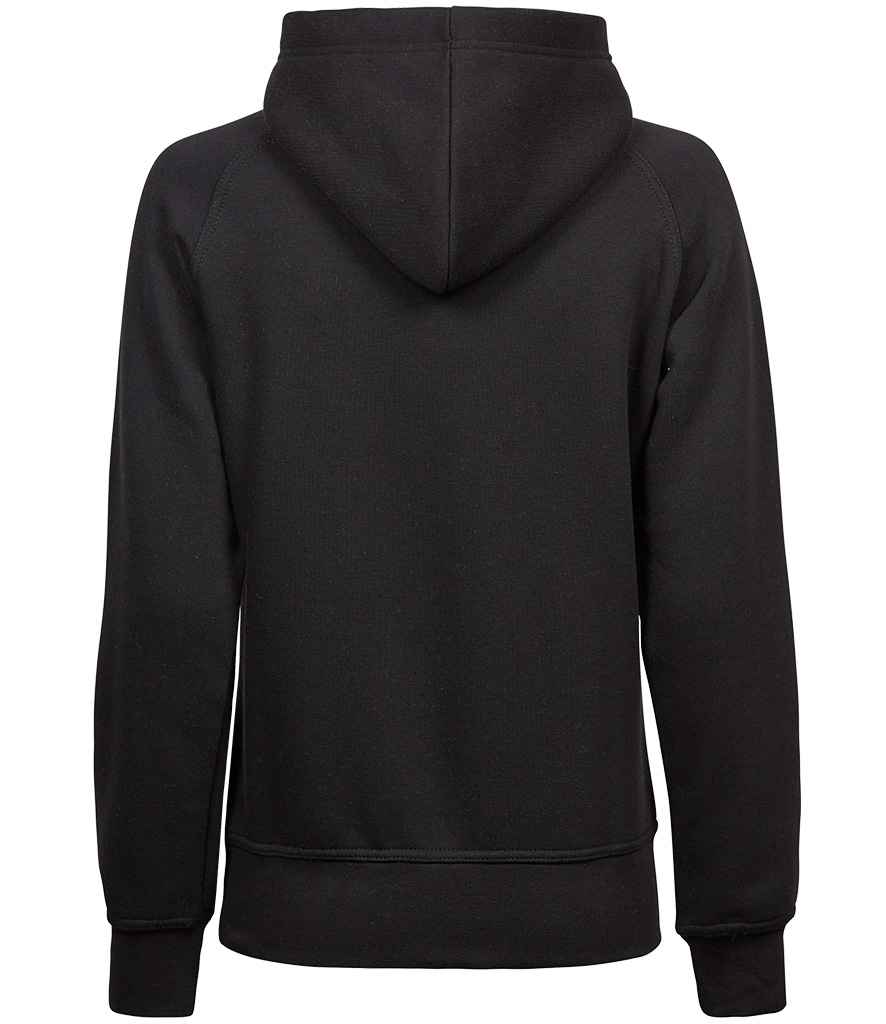 Tee Jays Ladies Raglan Hooded Sweatshirt | Black - Lancashire Teamwear