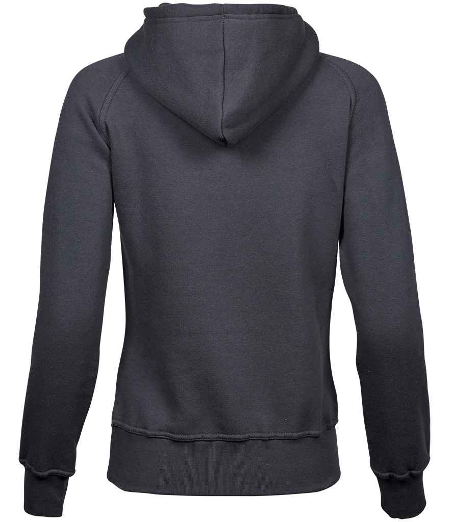 Tee Jays Ladies Raglan Hooded Sweatshirt | Dark Grey - Lancashire Teamwear