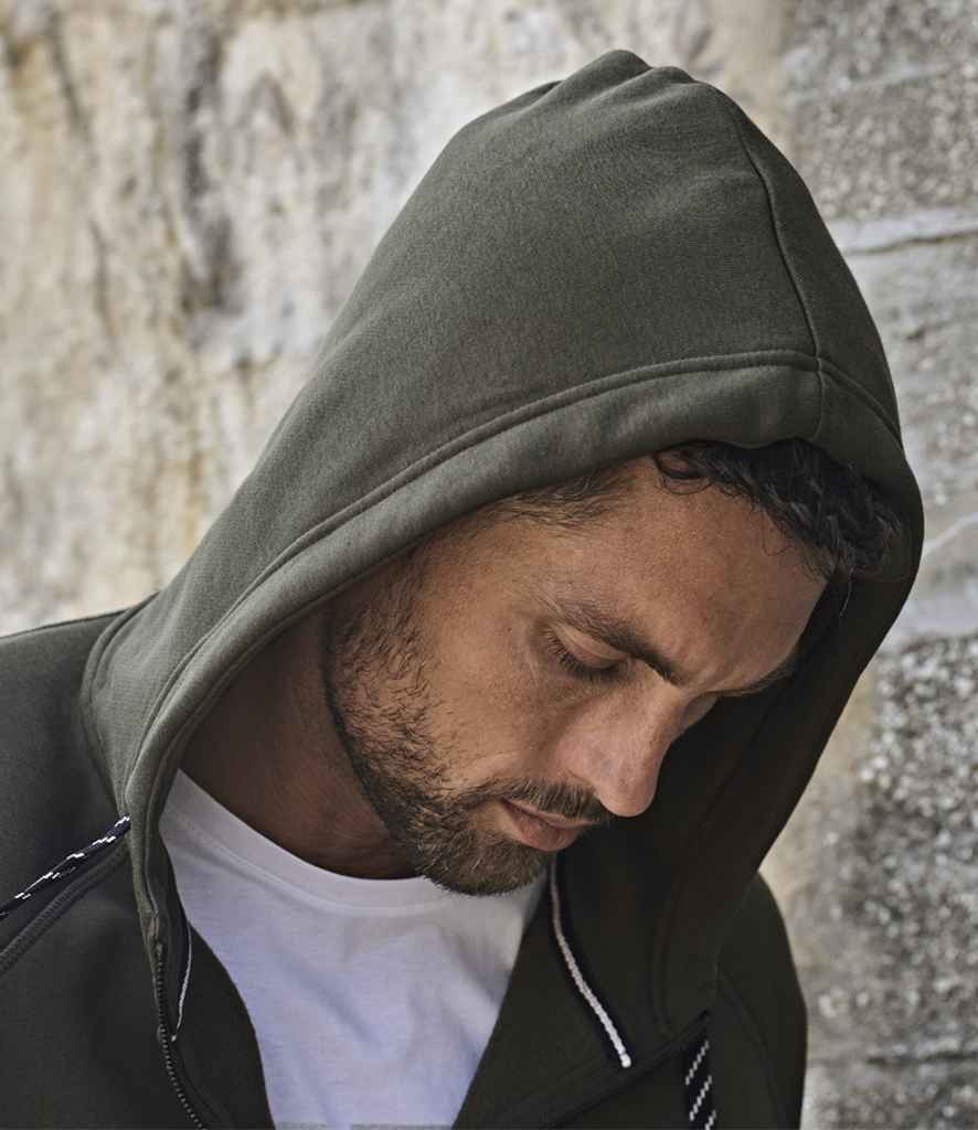 Tee Jays Fashion Zip Hooded Sweatshirt | Deep Green - Lancashire Teamwear