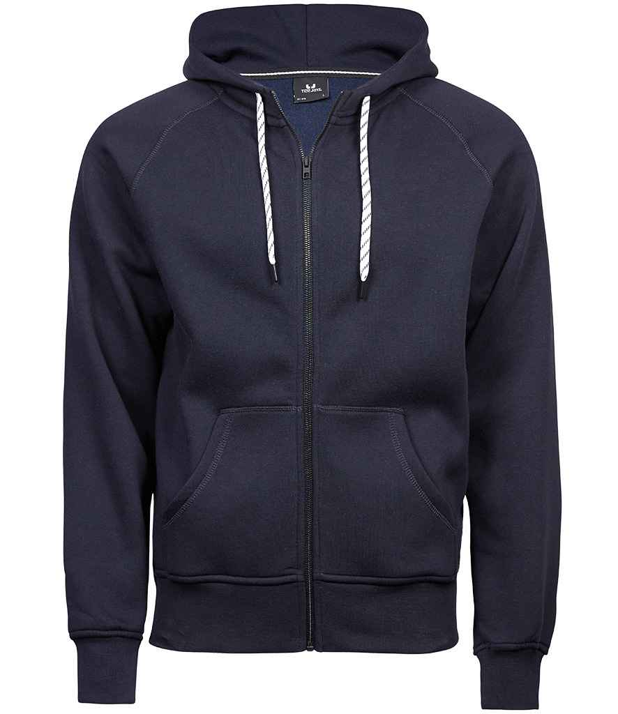 Tee Jays Fashion Zip Hooded Sweatshirt | Navy - Lancashire Teamwear