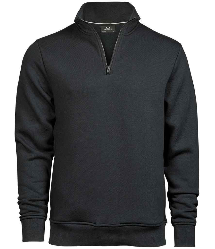 Tee Jays Half Zip Sweatshirt Dark Grey