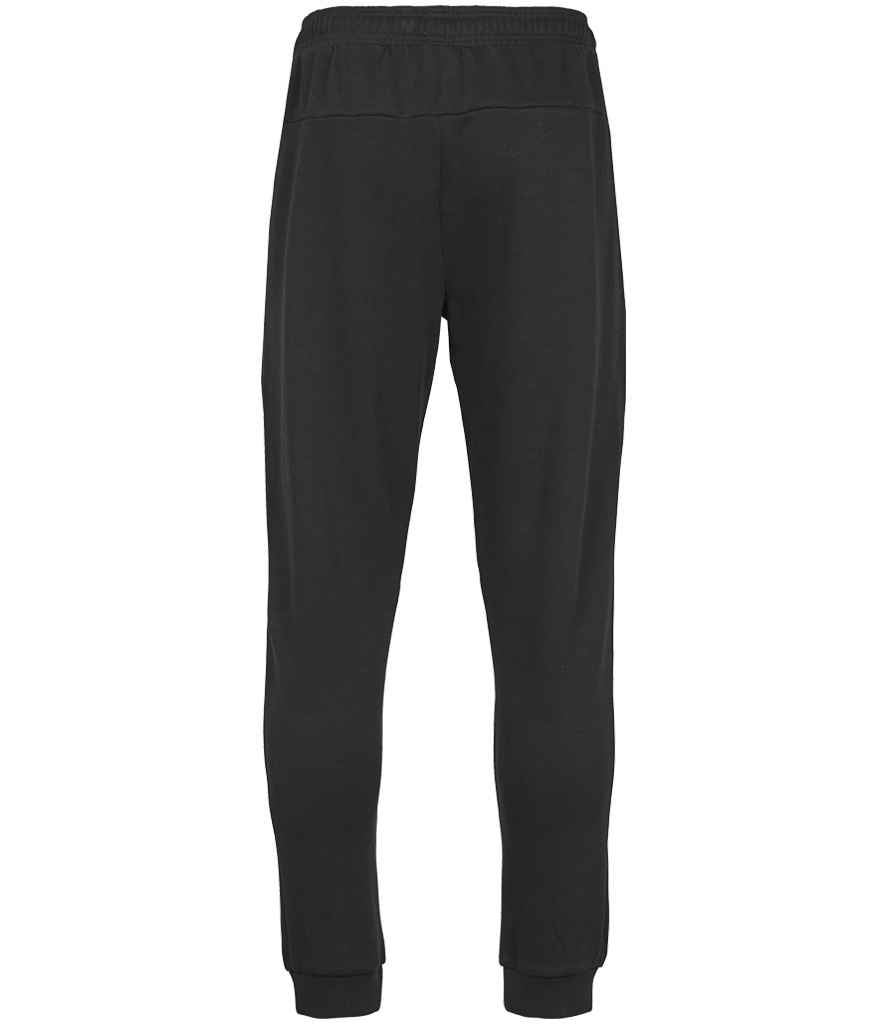 Tee Jays Ribbed Interlock Sweat Pants | Black Trousers - Lancashire Teamwear