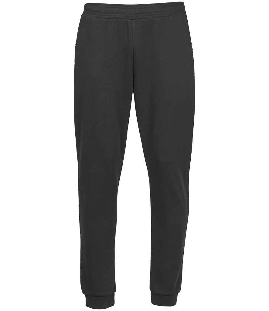 Tee Jays Ribbed Interlock Sweat Pants Black