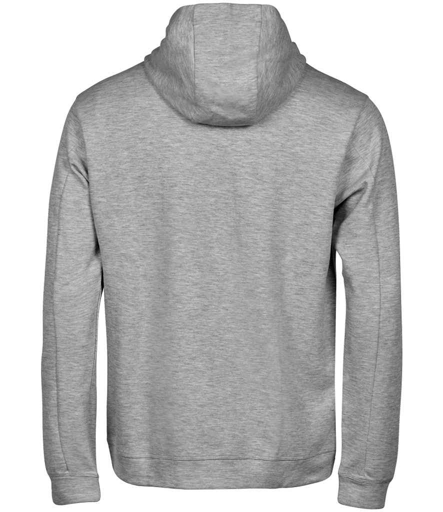 Tee Jays Athletic Hooded Sweatshirt | Heather Grey - Lancashire Teamwear