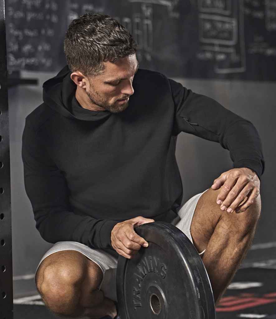 Tee Jays Athletic Hooded Sweatshirt | Black - Lancashire Teamwear