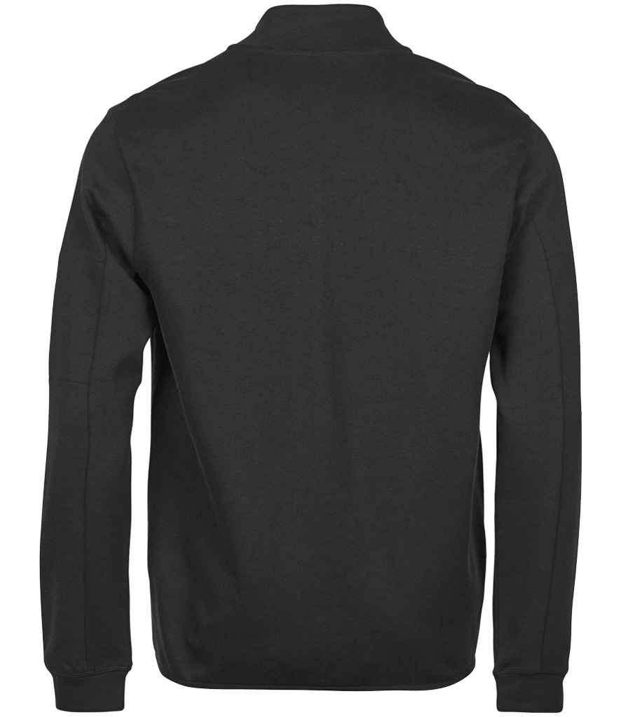 Tee Jays Athletic Full Zip Sweat Cardigan | Black - Lancashire Teamwear