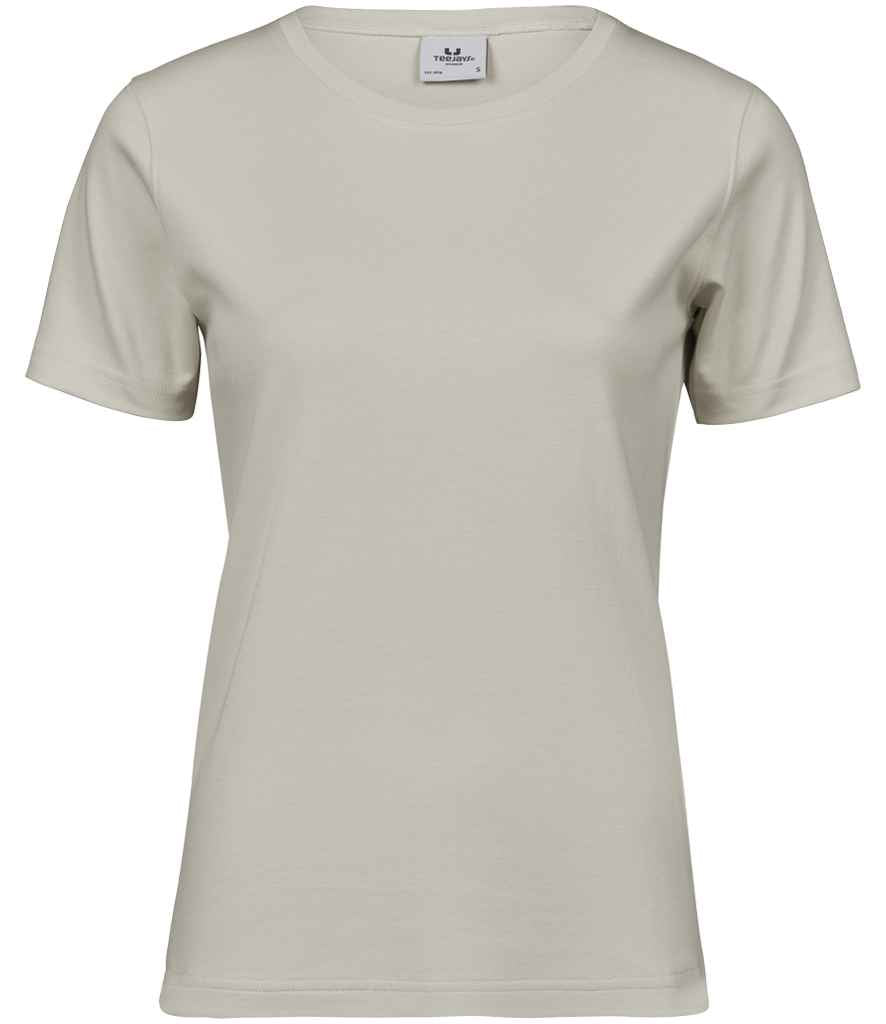 Tee Jays Ladies Interlock T-Shirt | Cement - Lancashire Teamwear