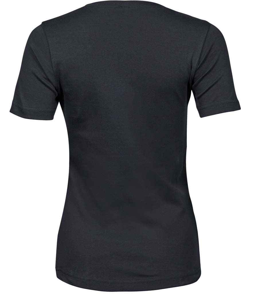 Tee Jays Ladies Interlock T-Shirt | Dark Grey - Lancashire Teamwear