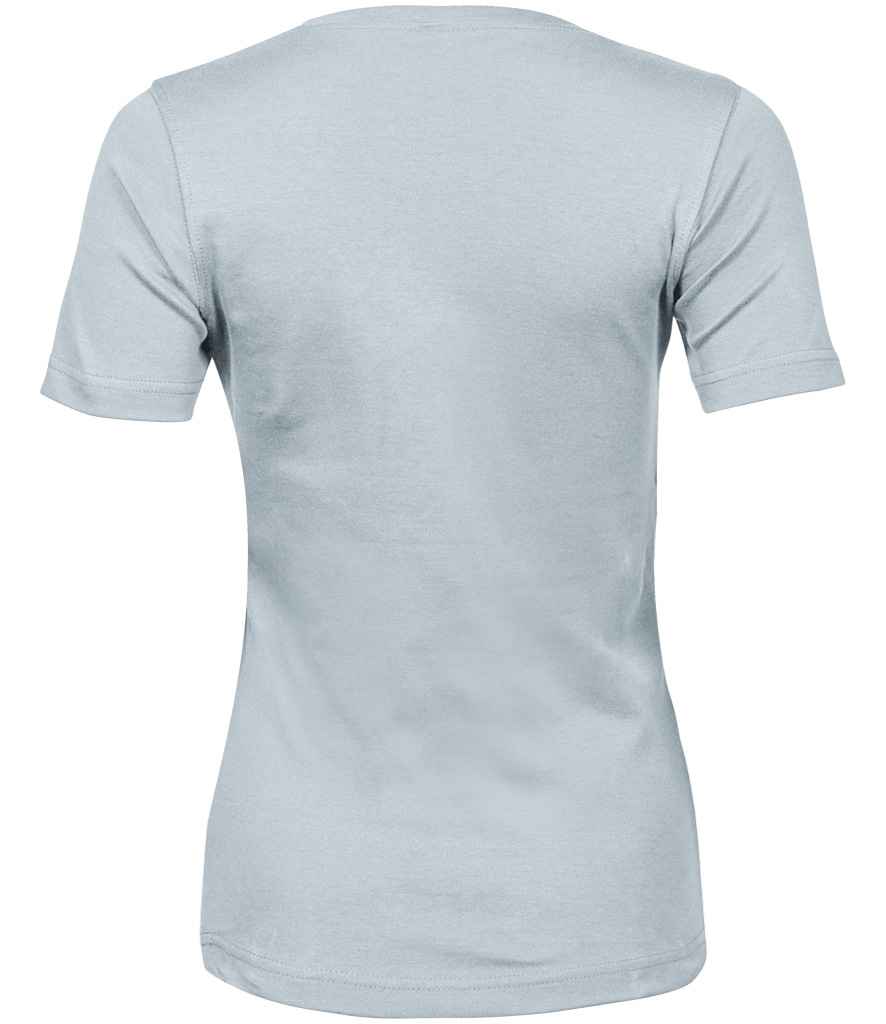 Tee Jays Ladies Interlock T-Shirt | Ice Blue - Lancashire Teamwear