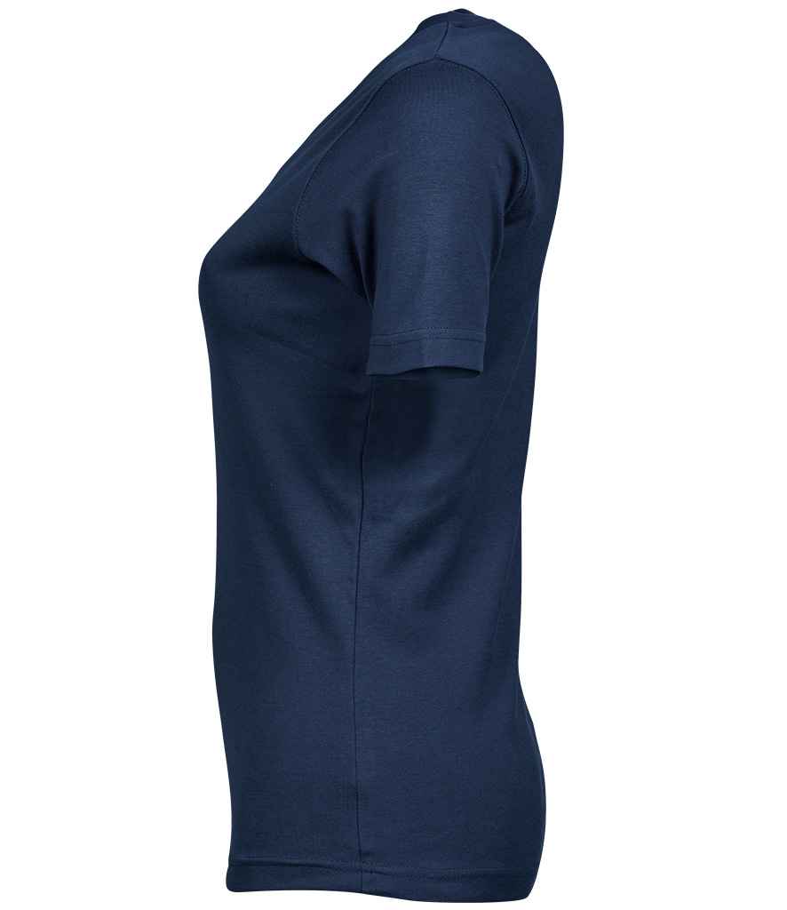 Tee Jays Ladies Interlock T-Shirt | Navy - Lancashire Teamwear