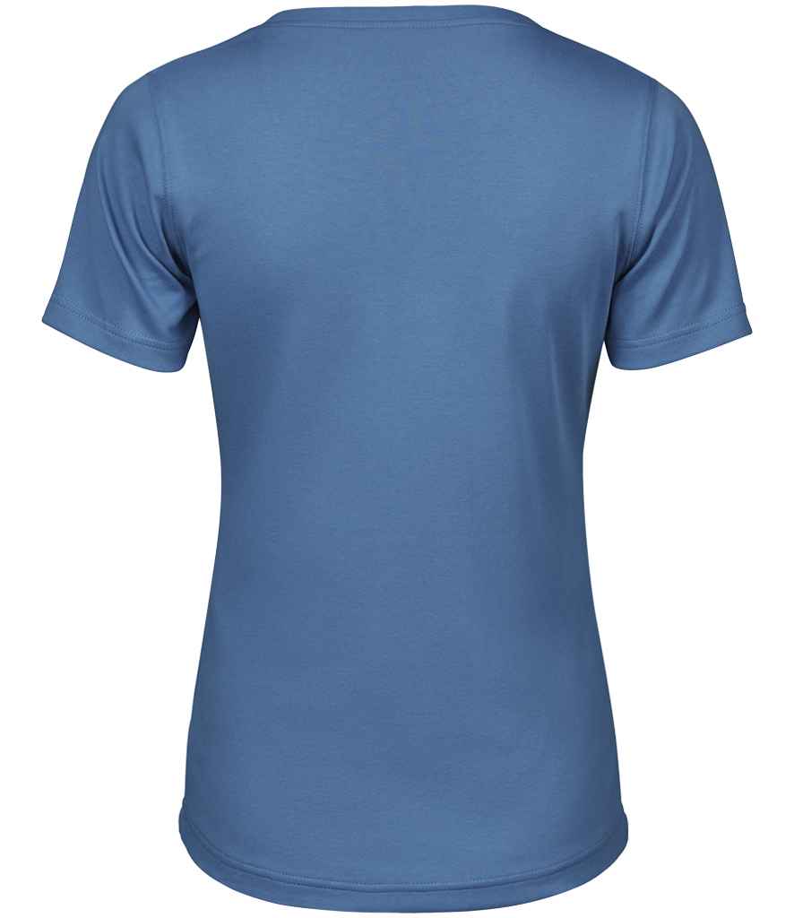 Tee Jays Ladies Interlock T-Shirt | Ocean Blue - Lancashire Teamwear