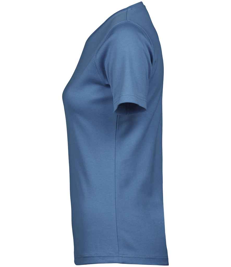 Tee Jays Ladies Interlock T-Shirt | Ocean Blue - Lancashire Teamwear