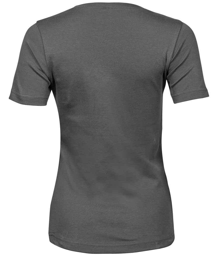 Tee Jays Ladies Interlock T-Shirt | Powder Grey - Lancashire Teamwear