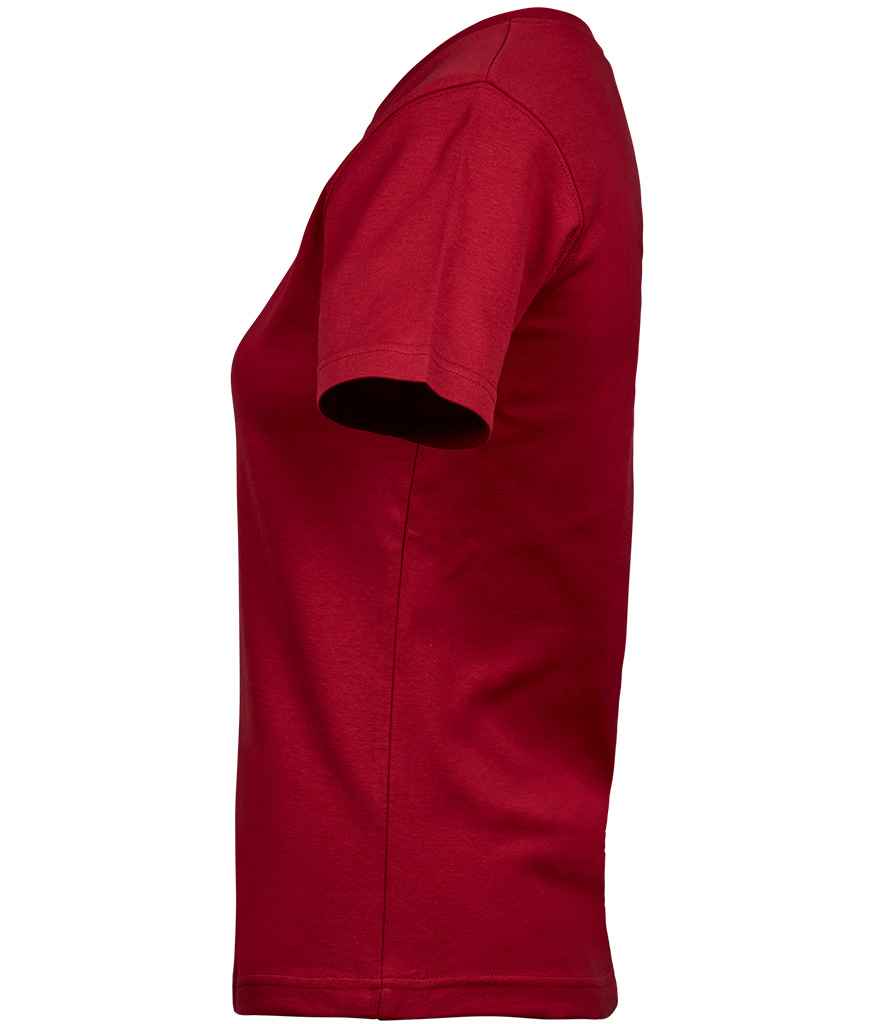 Tee Jays Ladies Interlock T-Shirt | Red - Lancashire Teamwear