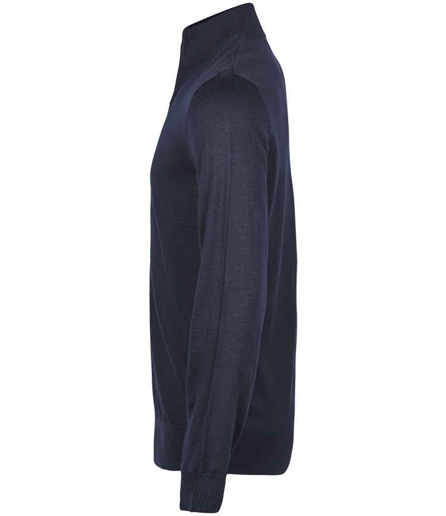 Tee Jays Half Zip Sweater | Navy Jumper - Lancashire Teamwear