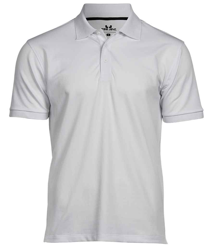 Tee Jays Club Polo Shirt | White - Lancashire Teamwear