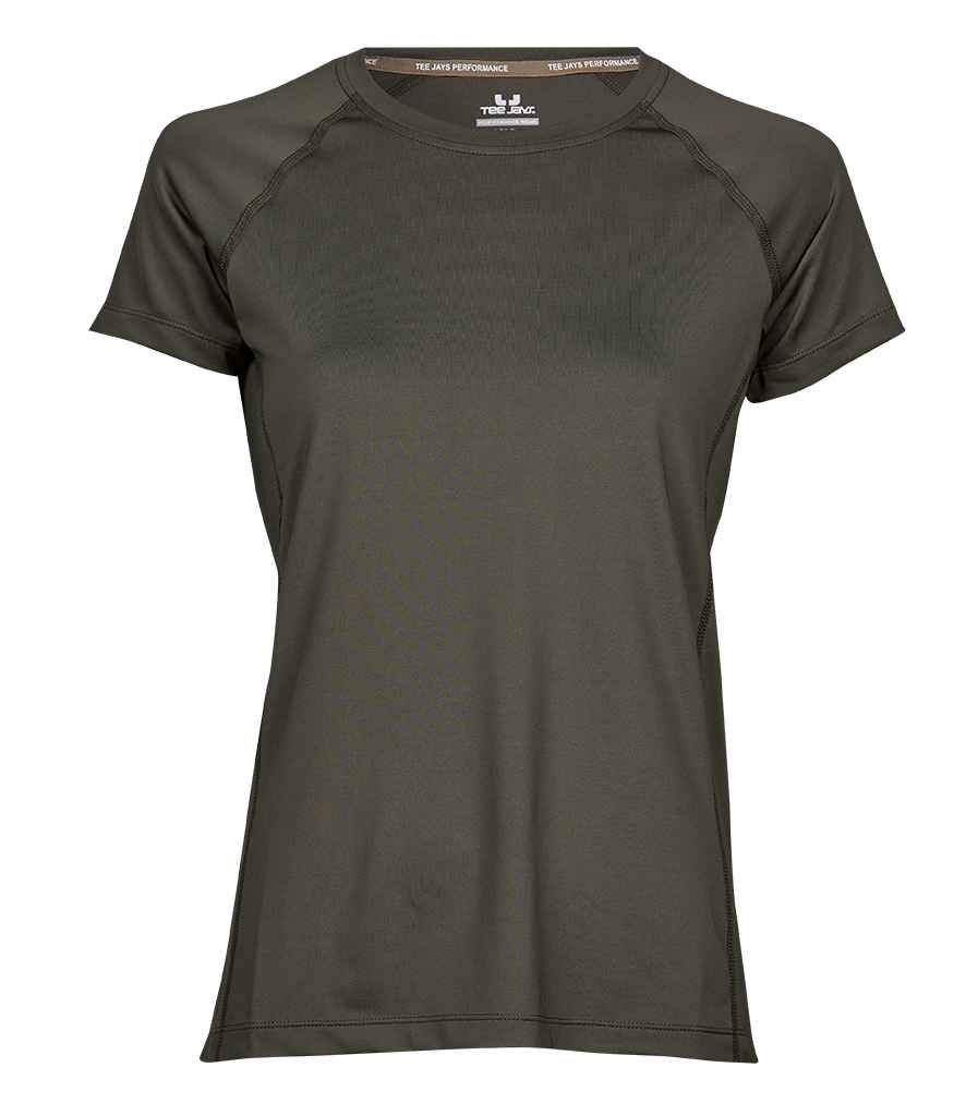 Tee Jays Ladies CoolDry™ T-Shirt | Deep Green - Lancashire Teamwear