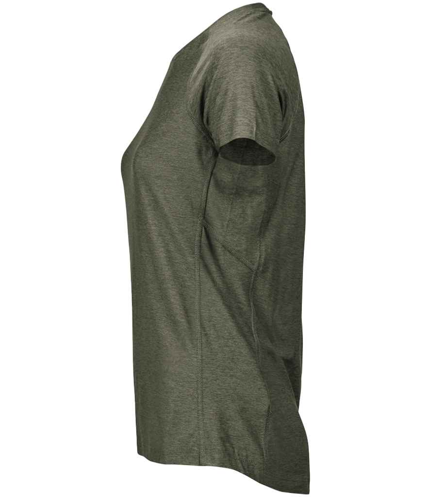 Tee Jays Ladies CoolDry™ T-Shirt | Olive Melange - Lancashire Teamwear
