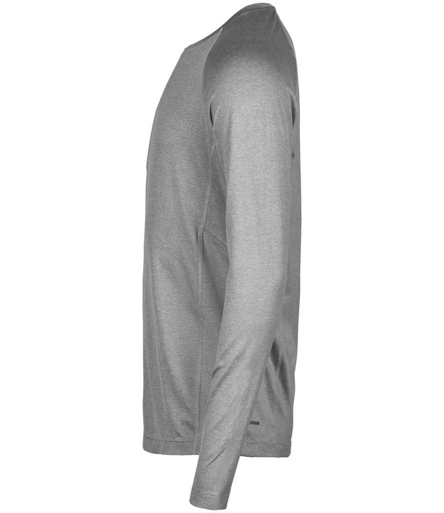 Tee Jays Long Sleeve CoolDry™ T-Shirt | Grey Melange - Lancashire Teamwear