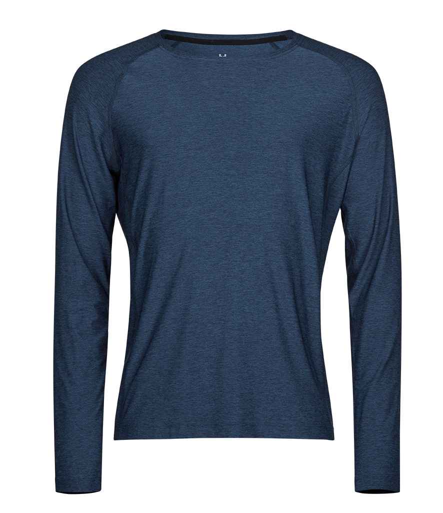 Tee Jays Long Sleeve CoolDry™ T-Shirt Navy Melange