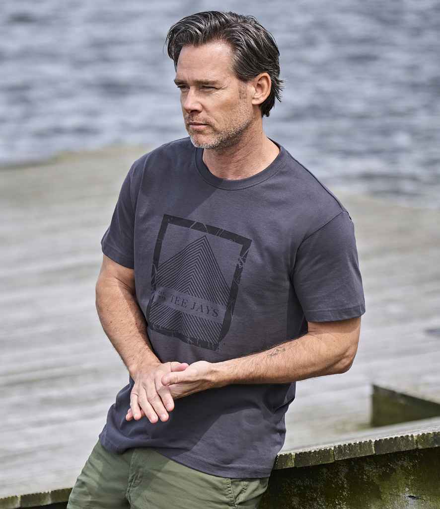 Tee Jays Sof T-Shirt | Powder Grey - Lancashire Teamwear