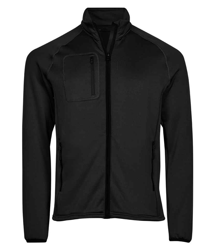 Tee Jays Stretch Fleece Jacket | Black - Lancashire Teamwear