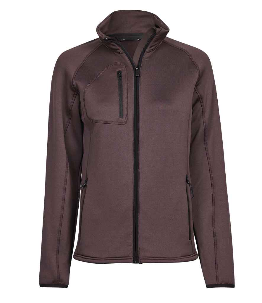 Tee Jays Ladies Stretch Fleece Jacket | Grape - Lancashire Teamwear