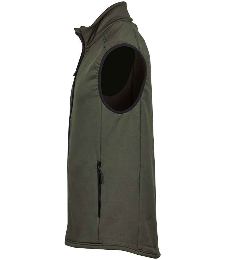Tee Jays Stretch Fleece Bodywarmer | Deep Green Gilet - Lancashire Teamwear