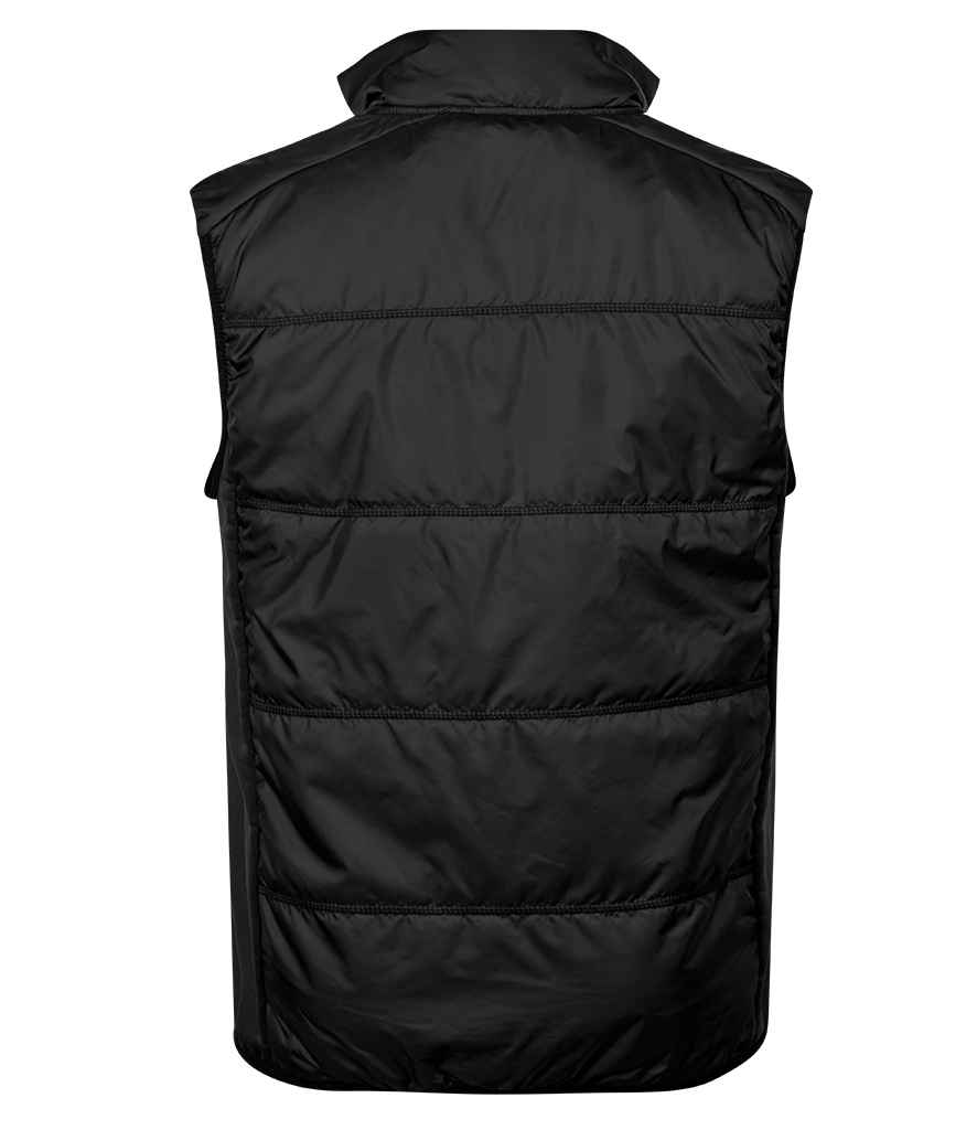 Tee Jays Hybrid-Stretch Bodywarmer | Black/Black Gilet - Lancashire Teamwear