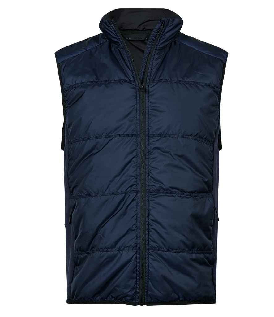 Tee Jays Hybrid-Stretch Bodywarmer | Navy/Navy Gilet - Lancashire Teamwear