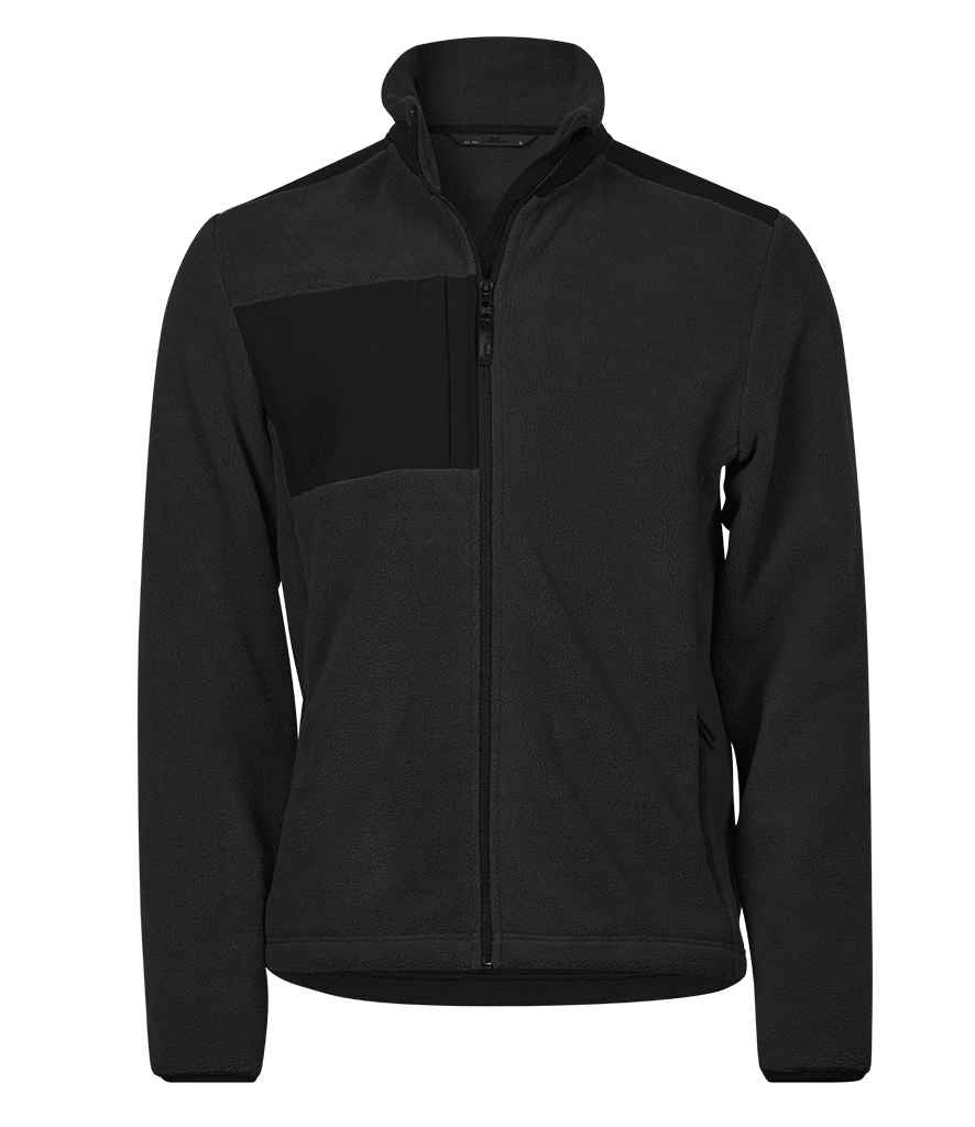 Tee Jays Mountain Fleece Jacket | Black/Black - Lancashire Teamwear