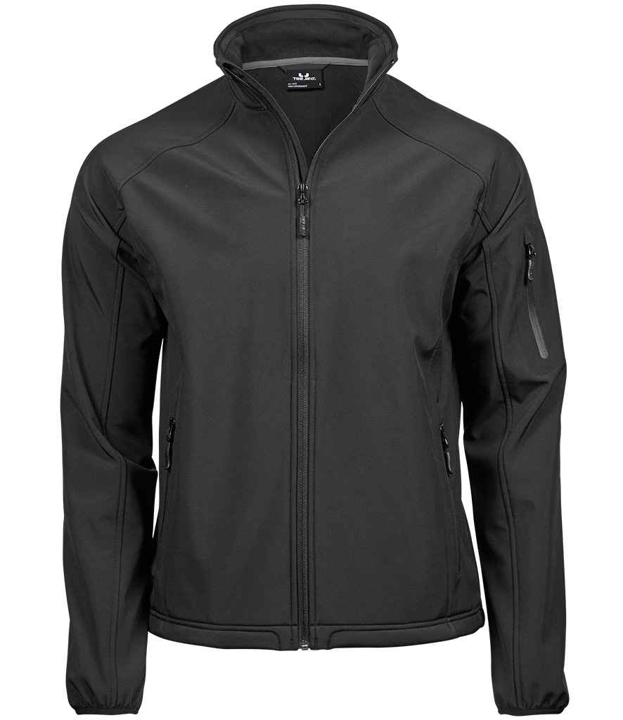 Tee Jays Lightweight Performance Soft Shell Jacket | Black - Lancashire Teamwear
