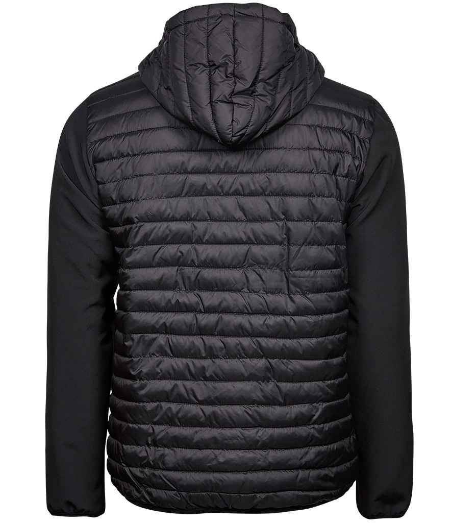 Tee Jays Crossover Hooded Jacket | Black/Black - Lancashire Teamwear