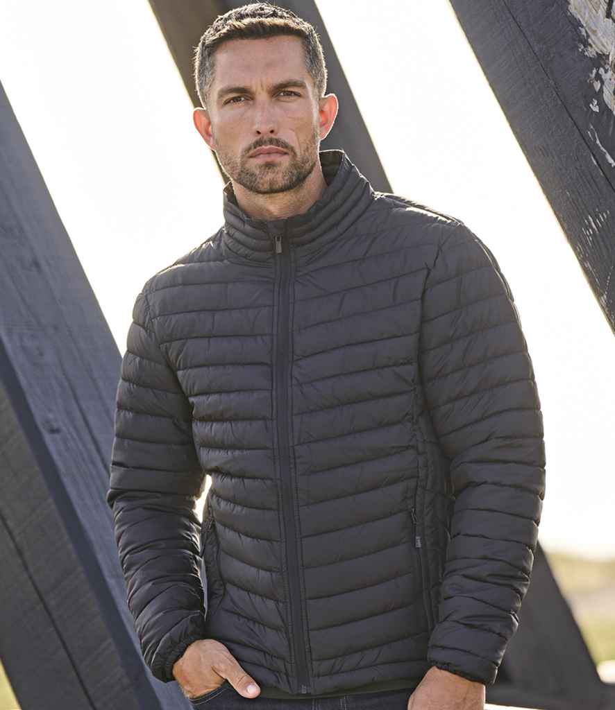 Tee Jays Zepelin Padded Jacket | Black - Lancashire Teamwear