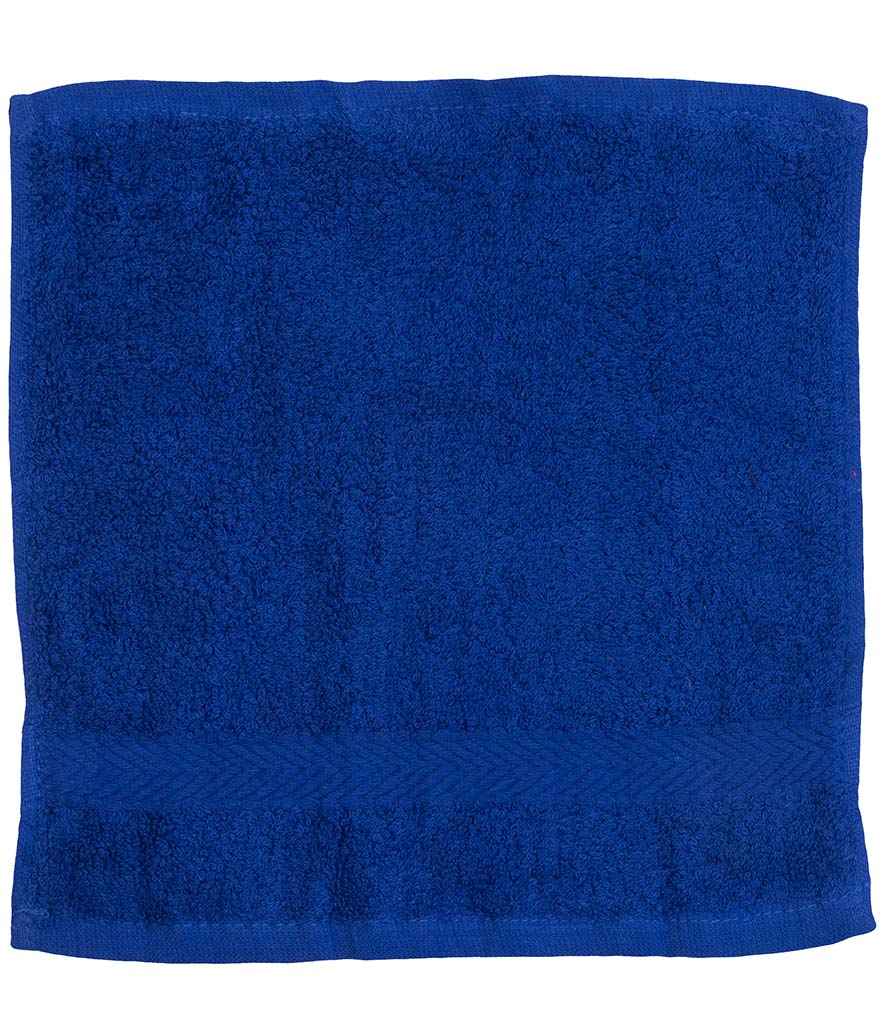 Towel City Luxury Face Cloth | Royal Blue - Lancashire Teamwear
