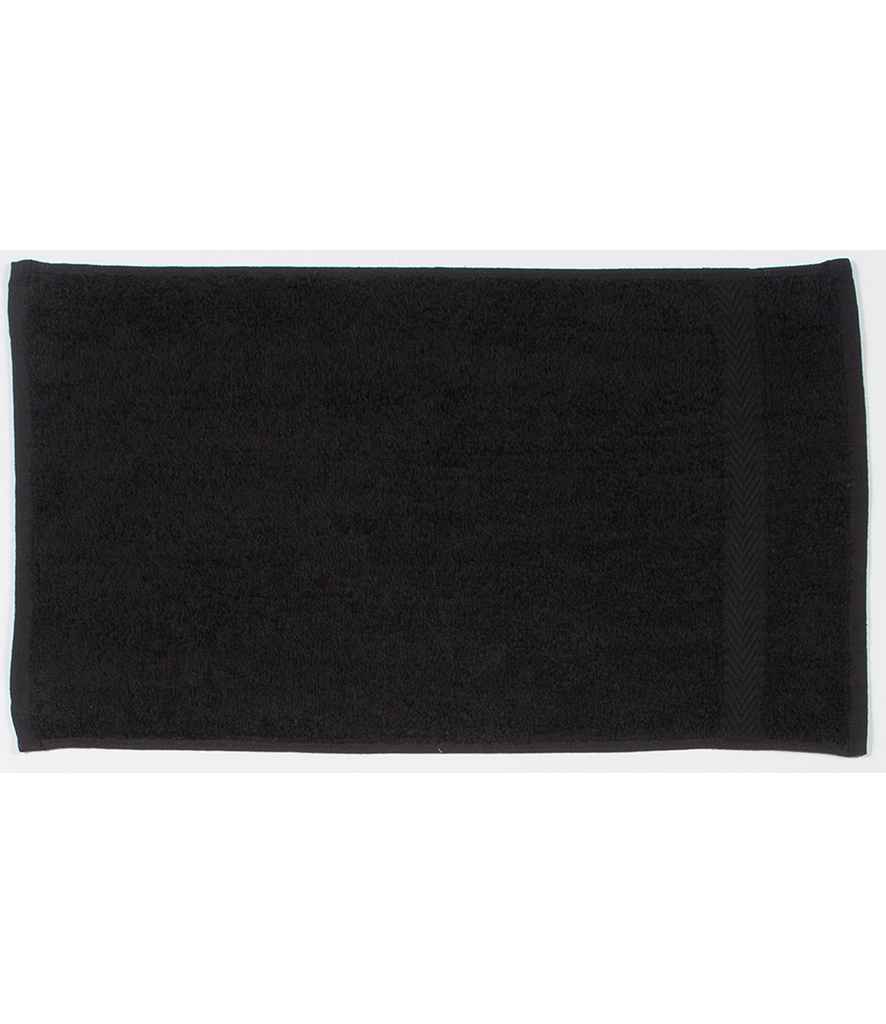Towel City Luxury Guest Towel | Black - Lancashire Teamwear