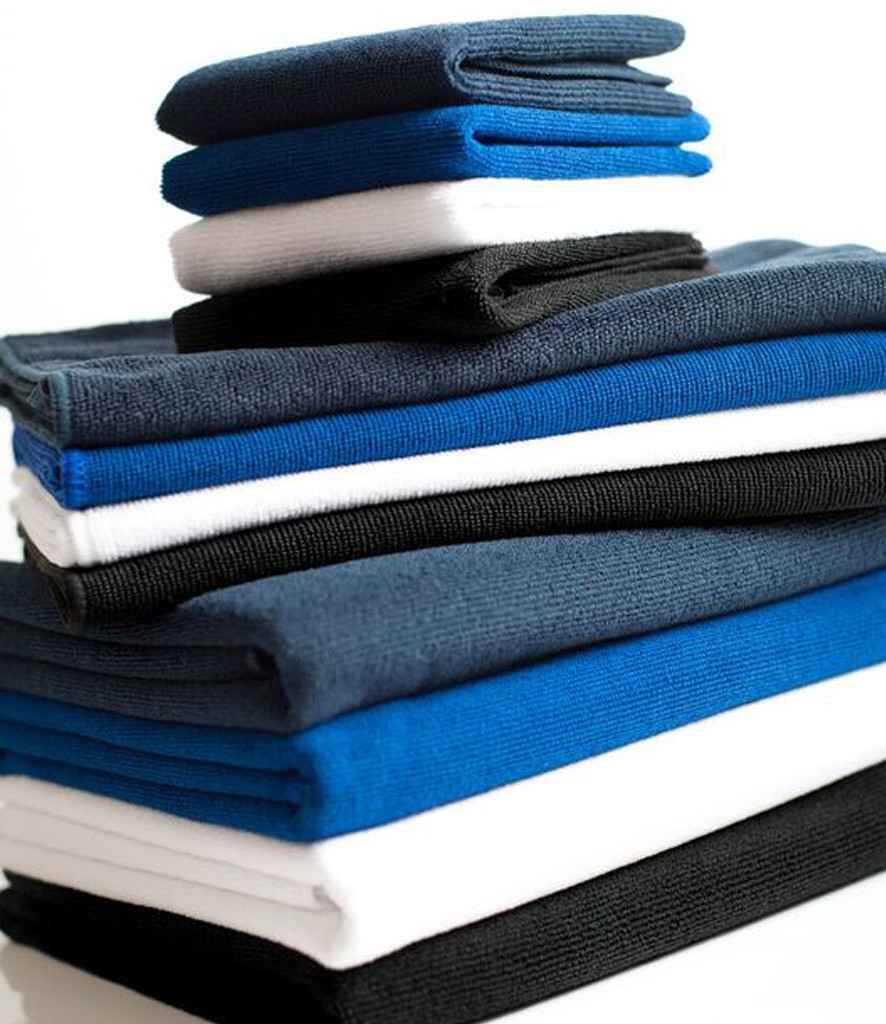 Towel City Microfibre Sports Towel | Navy - Lancashire Teamwear