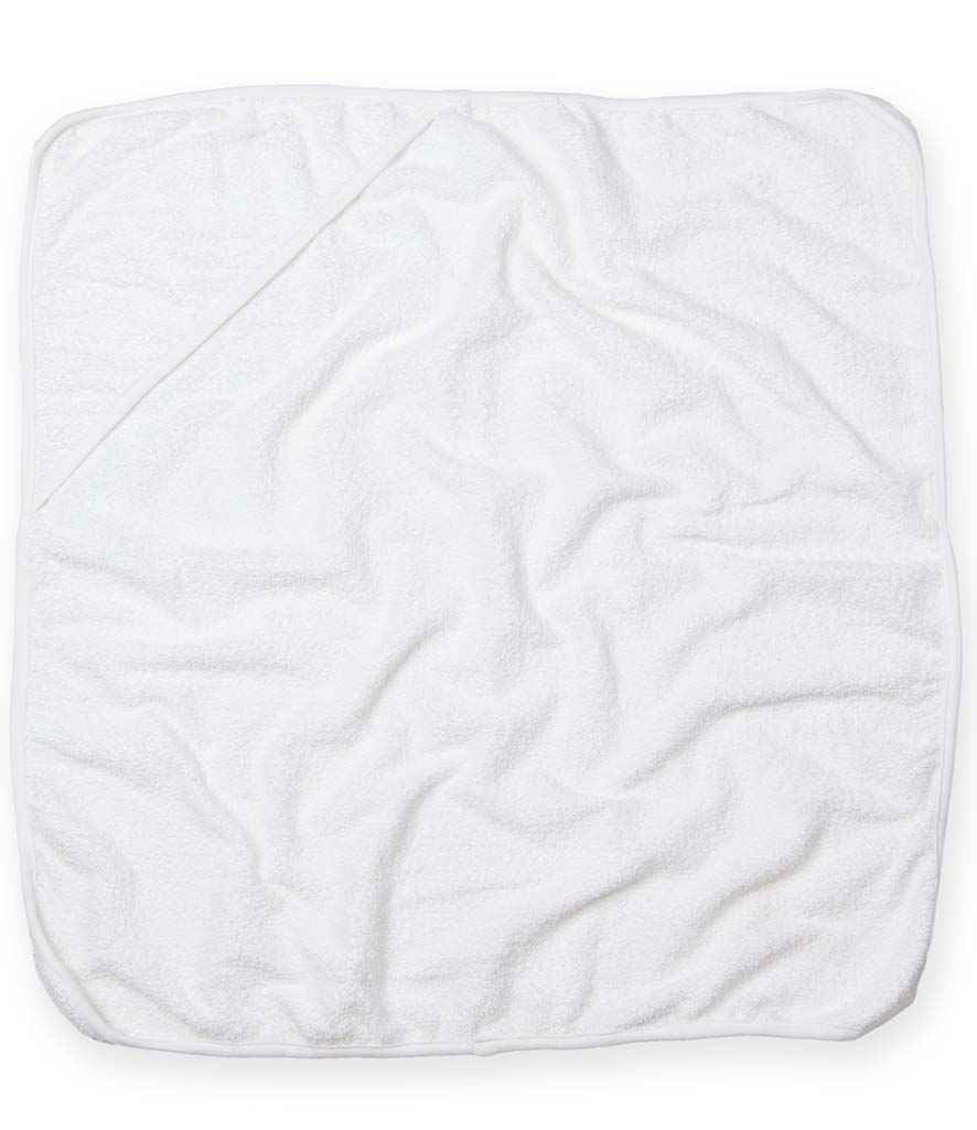 Towel City Babies Hooded Towel White/White