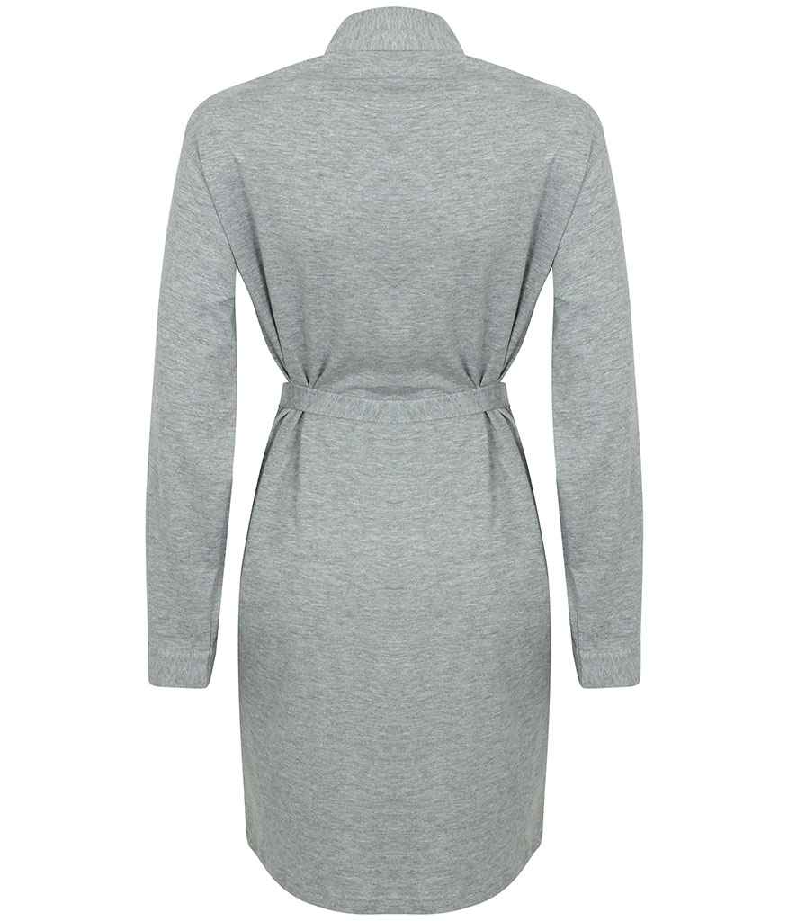 Towel City Ladies Cotton Wrap Robe | Heather Grey - Lancashire Teamwear