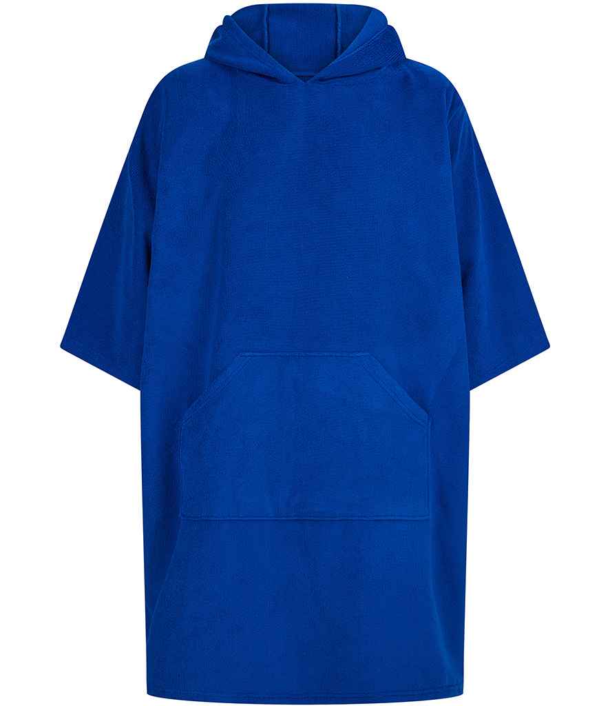 Towel City Adult Poncho Royal Blue