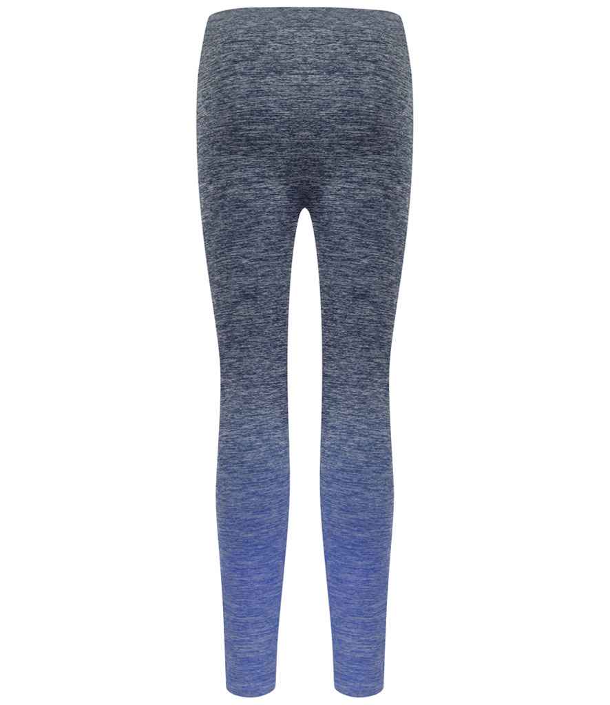 Tombo Ladies Seamless Fade Out Leggings | Navy/Blue Marl - Lancashire Teamwear