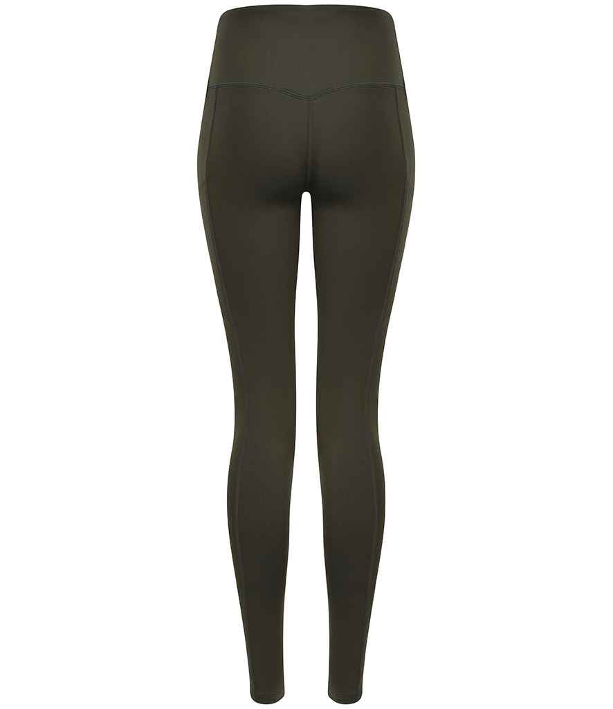 Tombo Ladies Core Pocket Leggings | Olive Green - Lancashire Teamwear