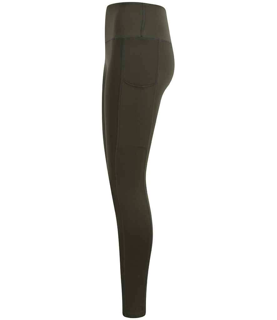 Tombo Ladies Core Pocket Leggings | Olive Green - Lancashire Teamwear
