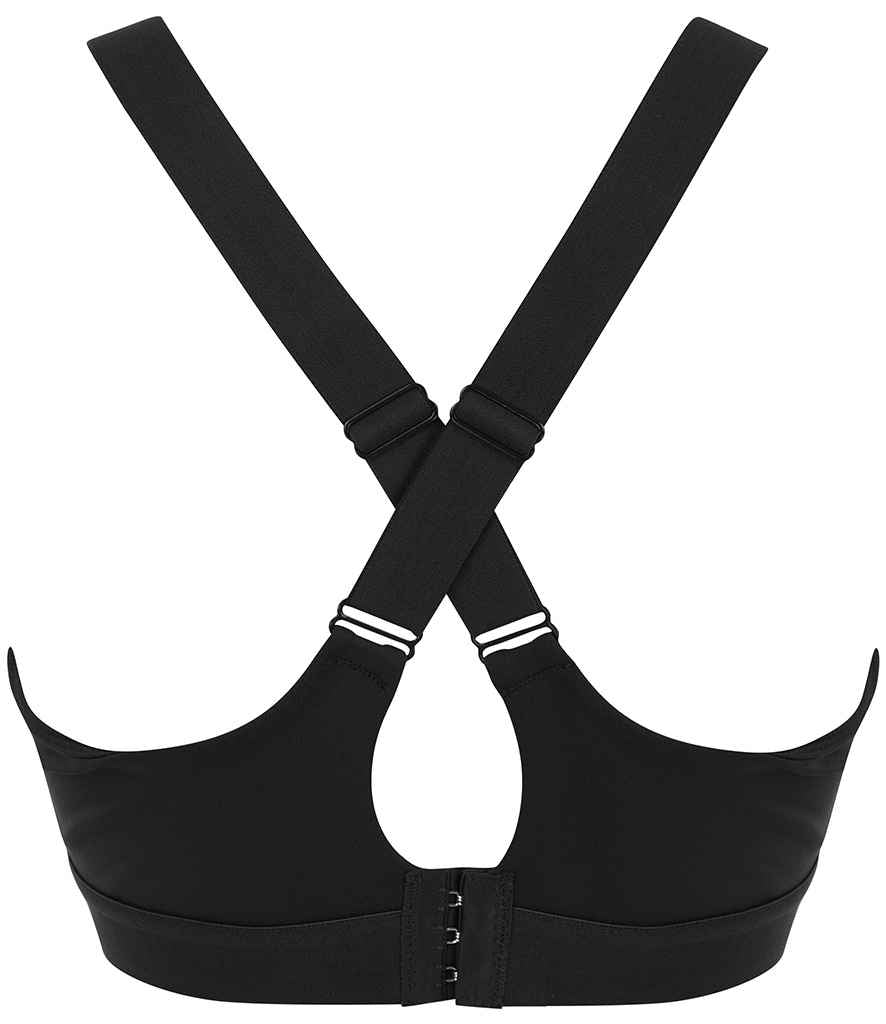 Tombo Medium Impact Core Bra | Black T-Shirt - Lancashire Teamwear