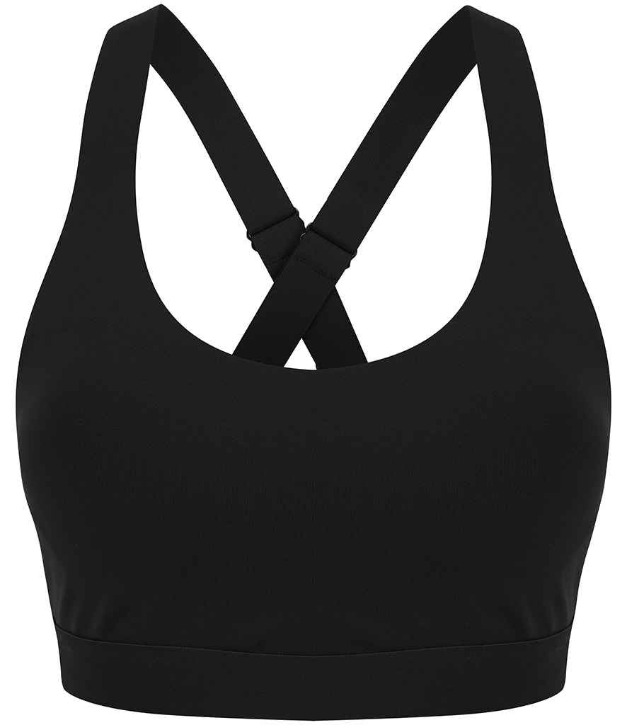 Tombo Medium Impact Core Bra | Black T-Shirt - Lancashire Teamwear