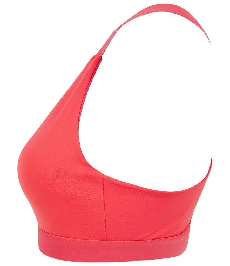 Tombo Medium Impact Core Bra | Hot Coral T-Shirt - Lancashire Teamwear