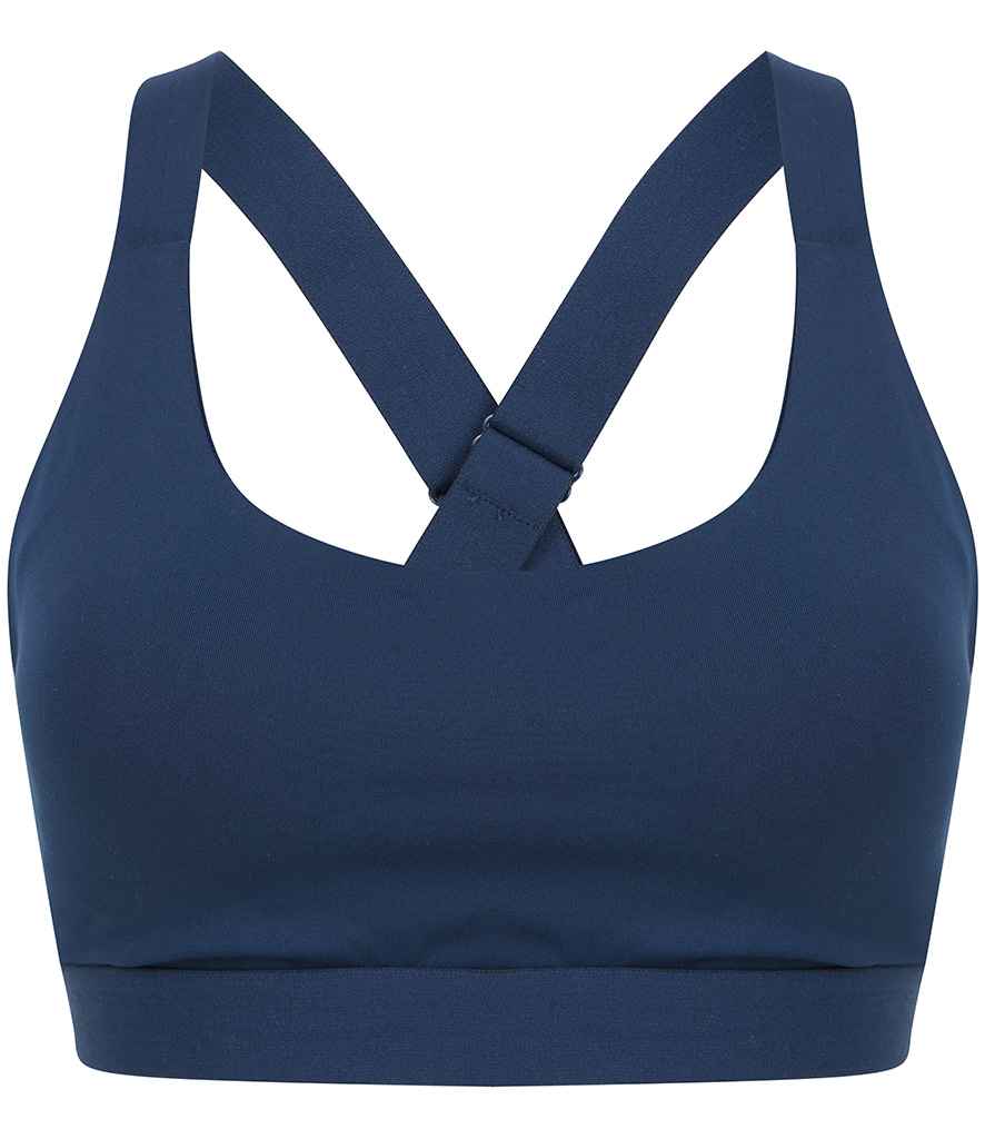 Tombo Medium Impact Core Bra | Navy T-Shirt - Lancashire Teamwear