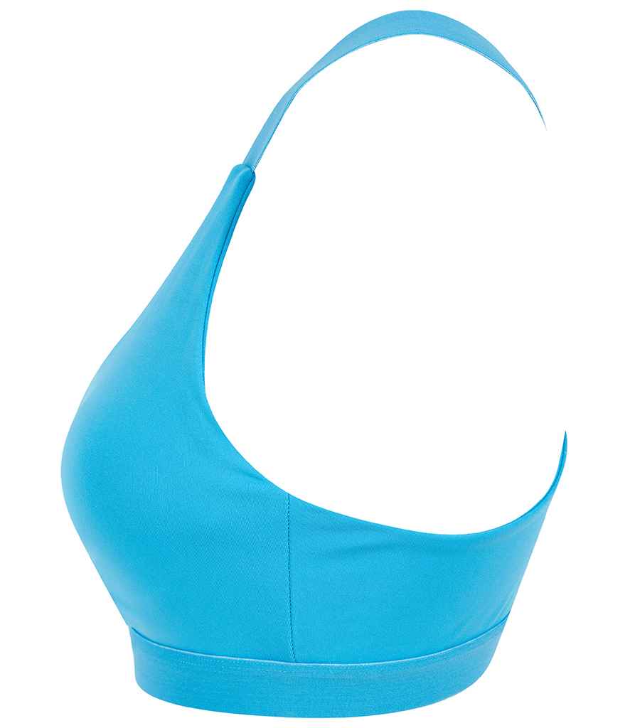 Tombo Medium Impact Core Bra | Turquoise Blue T-Shirt - Lancashire Teamwear