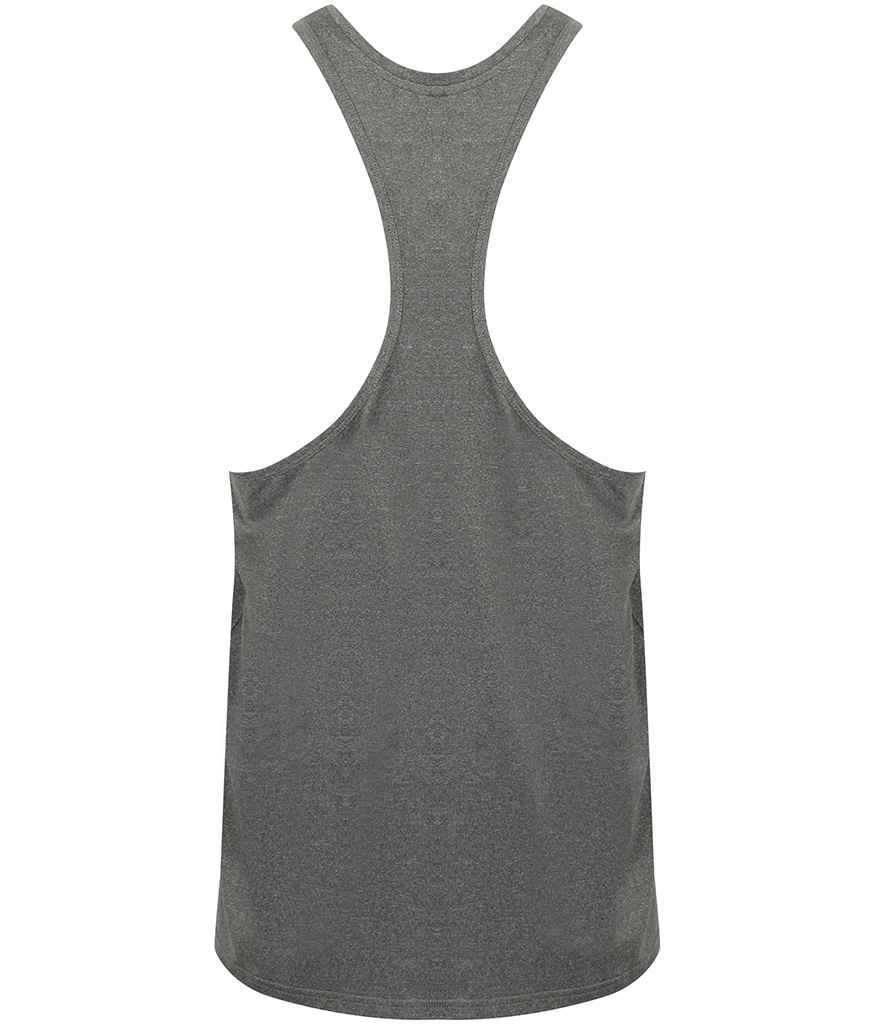 Tombo Muscle Vest | Grey Marl T-Shirt - Lancashire Teamwear